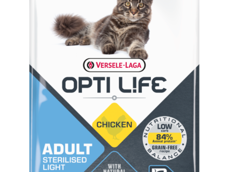 Opti-Life au poulet pour chat adulte STERILISED LIGHT Fashion