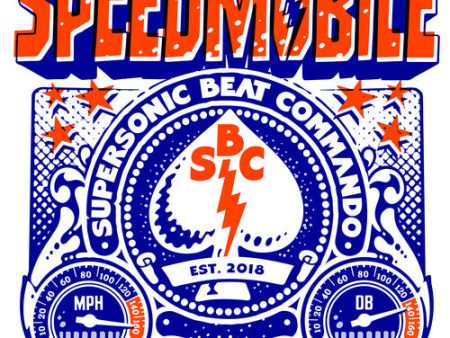 Speedmobile - Supersonic Beat Commando LP (180g, Crystal clear Vinyl) Online