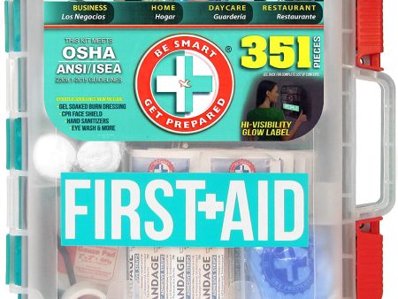 Be Smart Get Prepared, 351 Pieces First Aid Kit Sale