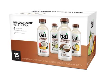 Bai Antioxidant Cocofusions Variety Pack (18 fl. oz., 15 pk.) Online now