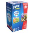 Ziploc Slider Storage Bags 166 Count Variety Pack: Quart (96 ct.), Gallon (70 ct.) Online Sale