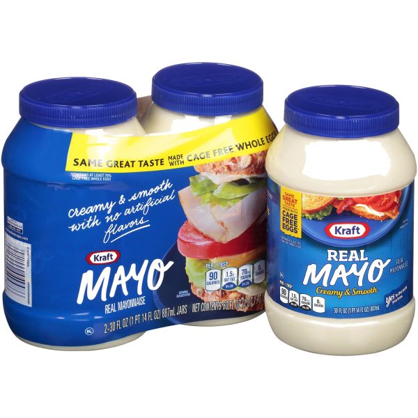 Kraft Mayo Real Mayonnaise (2 pk) Online Hot Sale