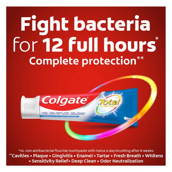 Colgate Total Whitening Toothpaste, Paste (6 oz., 5 pk.) Hot on Sale