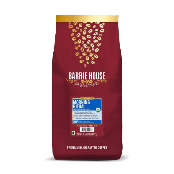 Barrie House Fair Trade Organic Whole Bean Coffee, Morning Ritual (32 oz.) Online Hot Sale