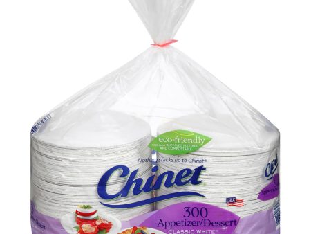 Chinet Classic White 6.75  Appetizer and Dessert Plates (300 ct.) For Cheap