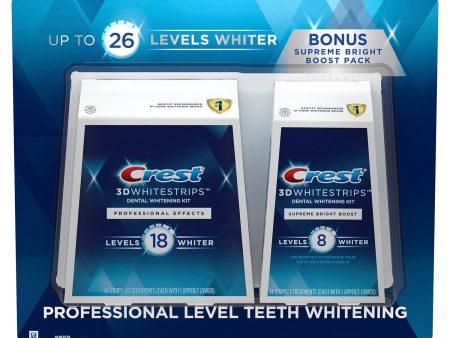 Crest 3D Whitestrips Professional Effects & Supreme Bright Dual Pack Discount