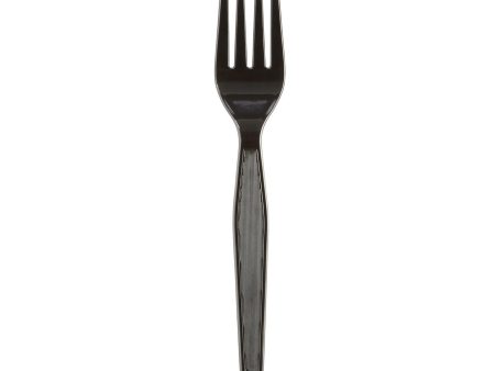 Dixie Plastic Cutlery, Heavyweight Forks, Black (1000 ct.) For Cheap