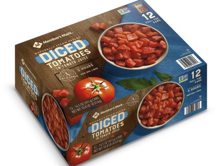 Member s Mark Diced Tomatoes In Tomato Juice (14.5 oz., 12 pk.) Online Sale