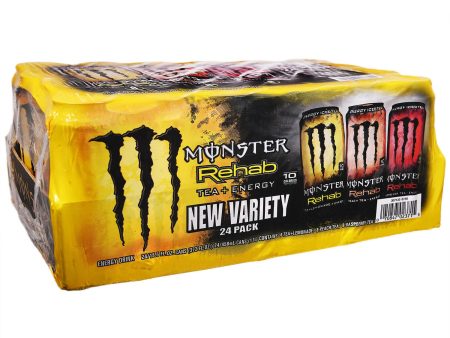 Monster Energy Rehab Tea Variety Pack (15.5oz   24pk) Online Sale