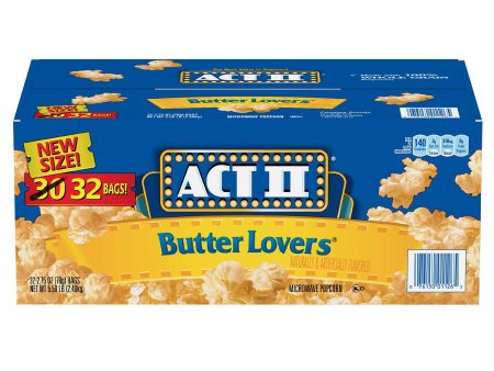 ACT II Butter Lovers Microwave Popcorn (2.75 oz., 32 pk.) For Cheap