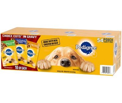 Pedigree Choice Cuts in Gravy Wet Dog Food, Variety Pack (3.5 oz., 54 ct.) Online Hot Sale