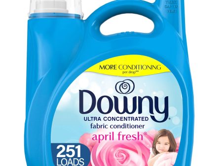 Downy Ultra Concentrated Liquid Fabric Softener and Conditioner, April Fresh (170 fl. oz., 251 loads) Sale