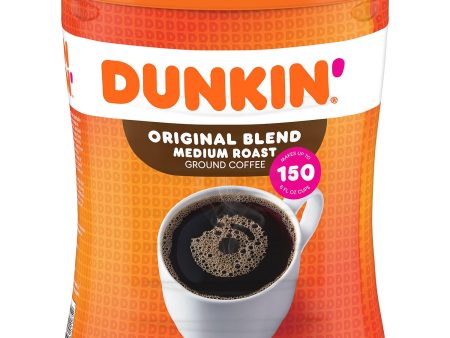 Dunkin  Donuts Original Blend Ground Coffee, Medium Roast (45 oz.) Supply