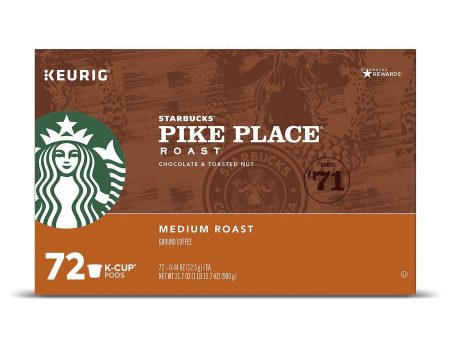 Starbucks Pike Place K-Cups (72 ct.) Online Sale