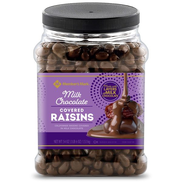 Member s Mark Chocolate Raisins (54oz) Supply