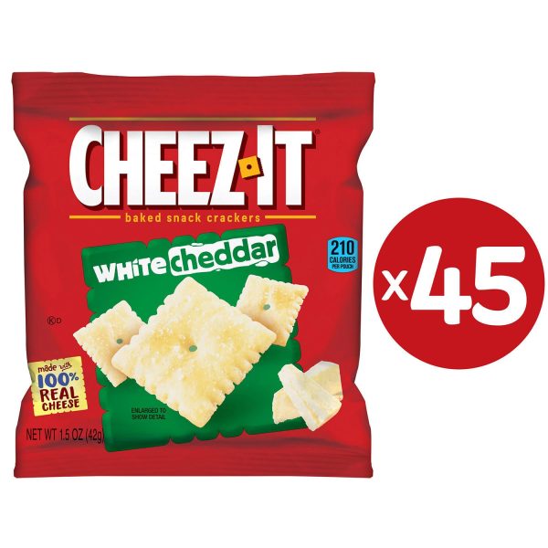 Cheez-It White Cheddar Snack Packs (1.5 oz., 45 pk.) Online Hot Sale