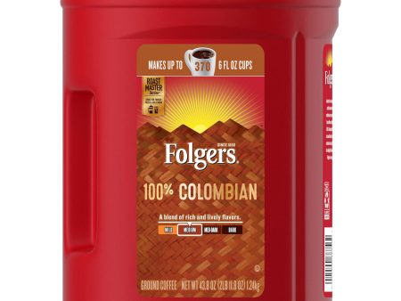 Folgers 100% Colombian Coffee (43.8 oz.) Online Hot Sale