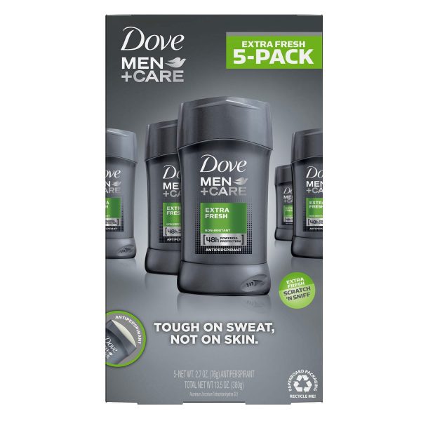 Dove Men + Care Deodorant, Extra Fresh (2.7 oz., 5 pk.) Cheap