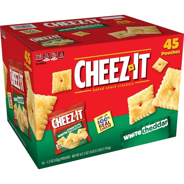 Cheez-It White Cheddar Snack Packs (1.5 oz., 45 pk.) Online Hot Sale