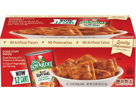 Chef Boyardee Beef Ravioli (15 oz., 12 pk.) Online