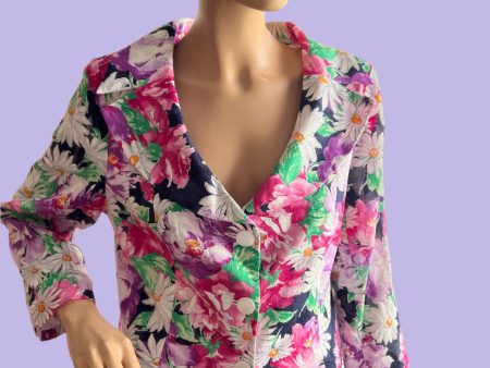 1980s TINA TAYLOR  COTTON FLORAL JACKET Online