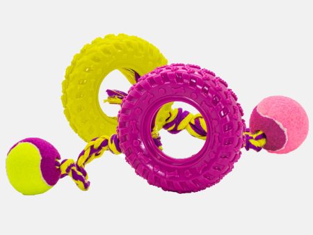 Tuffs Neon Brights Fling & Chew Tyre Hot on Sale