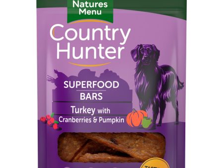 Natures Menu Country Hunter Turkey Superfood Bars 100g on Sale