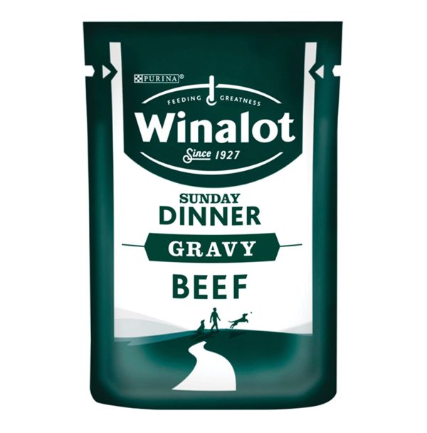 Purina Winalot Adult Sunday Dinner Beef, Chicken & Turkey in Gravy (40 x 100g) on Sale