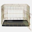 Heavy Duty Deluxe Dog Crate in Iridescent Gold by Lords & Labradors Supply