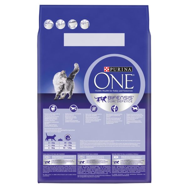 Purina One Adult Cat Salmon and Whole Grain 3KG Hot on Sale