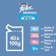 Felix Cat Food Fish Selection In Jelly (40 x 100g) Online Hot Sale