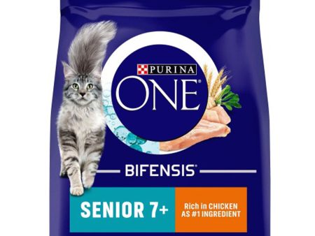 Purina One Senior 7+ Cat Chicken and Whole Grain 2.8KG For Discount