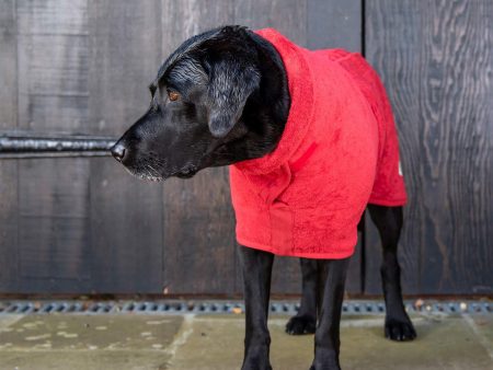 Ruff and Tumble Classic Brick Red Drying Coat Hot on Sale