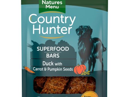 Natures Menu Country Hunter Duck Superfood Bars 100g on Sale