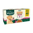 Purina Winalot Adult Grain Free Beef, Chicken, Lamb in Jelly Selection (40 x 100g) For Sale